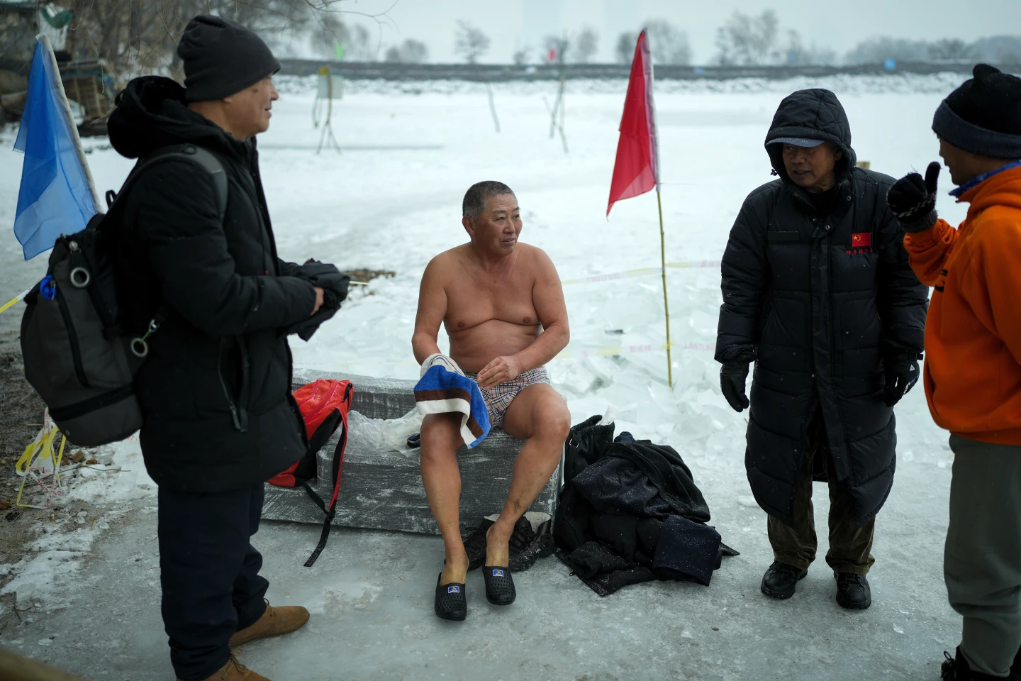 Harbin's Winter Swimmers Brave Icy Waters, Embrace Tradition and Health Benefits