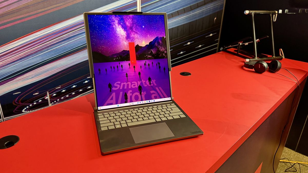 Lenovo Pushes Boundaries with Weird, Rollable ThinkBook Plus Gen 6 Laptop at CES 2025